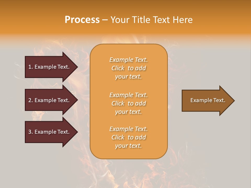 Young Glowing Posing PowerPoint Template