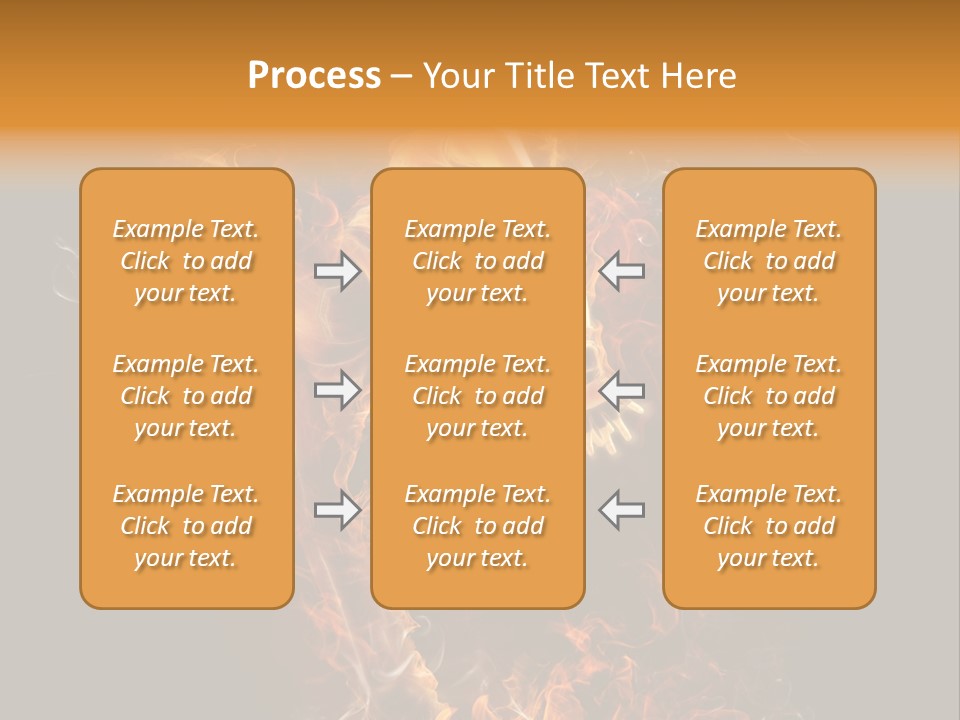 Young Glowing Posing PowerPoint Template
