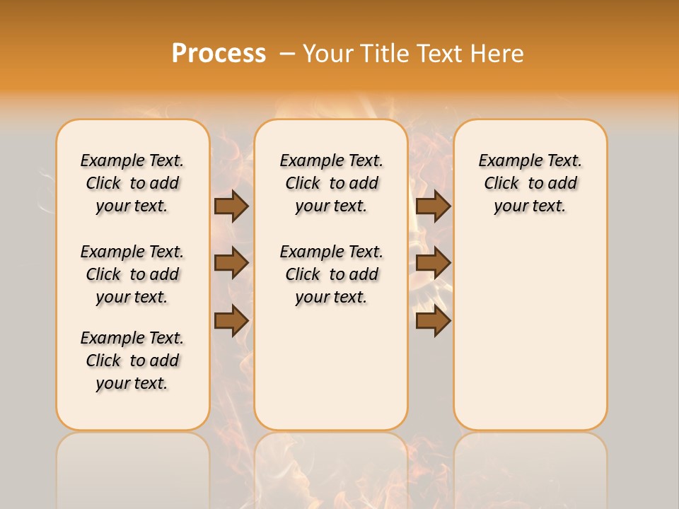 Young Glowing Posing PowerPoint Template