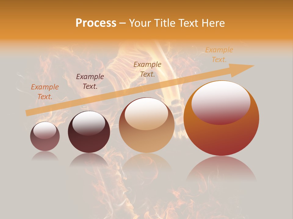 Young Glowing Posing PowerPoint Template