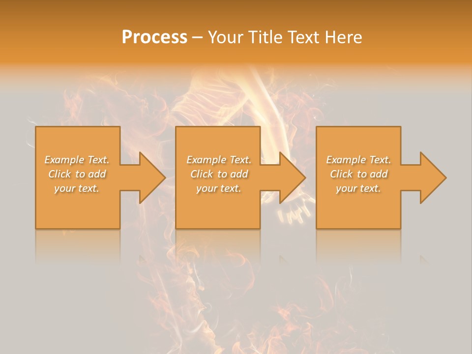Young Glowing Posing PowerPoint Template