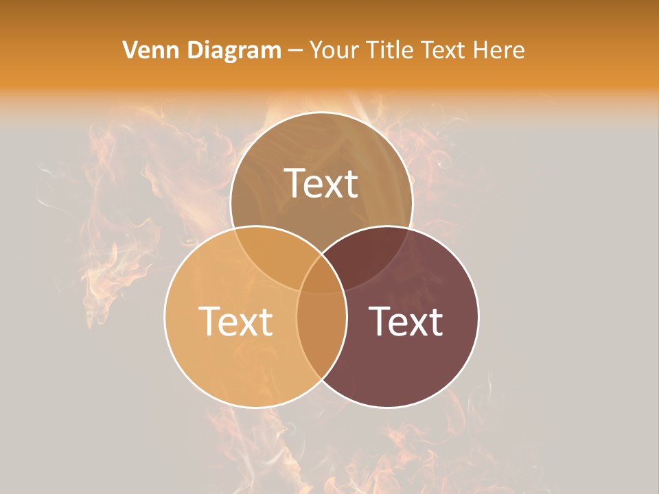 Young Glowing Posing PowerPoint Template