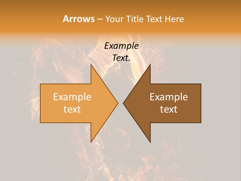 Young Glowing Posing PowerPoint Template