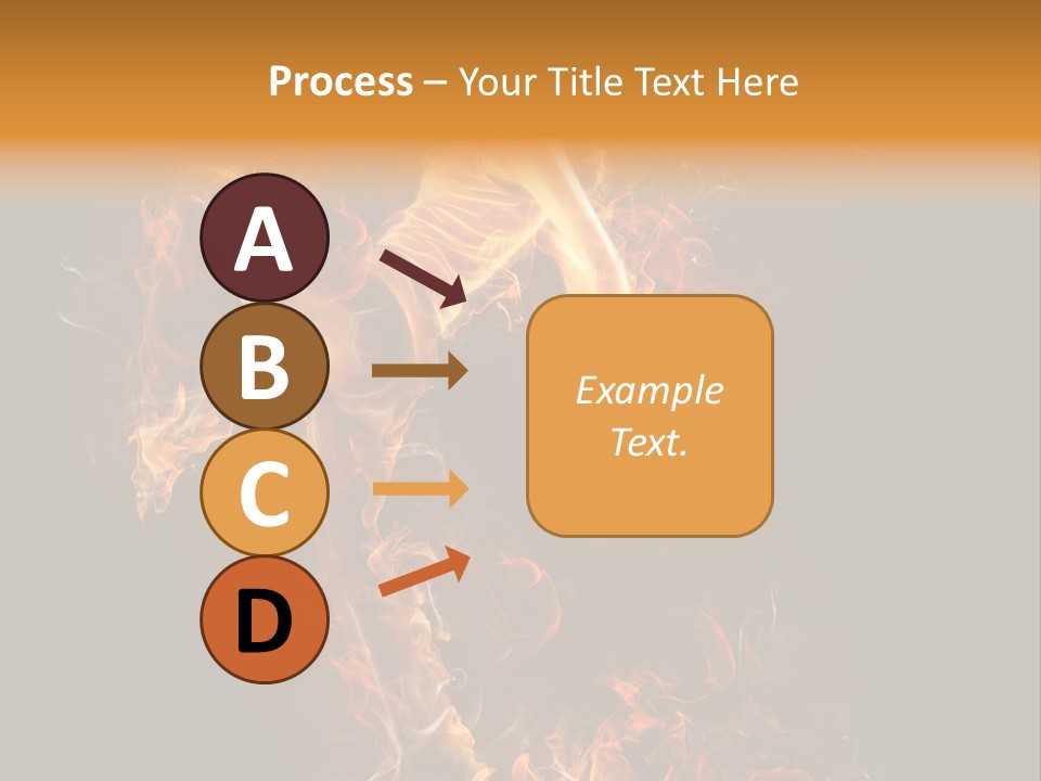 Young Glowing Posing PowerPoint Template