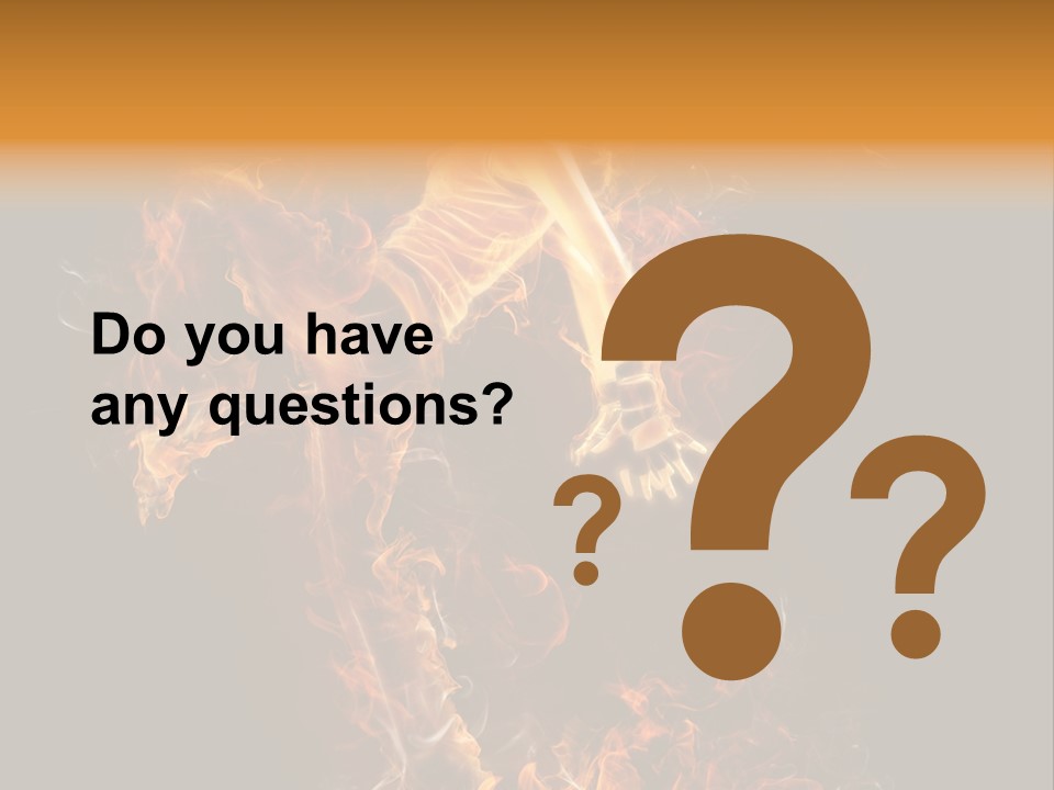 Young Glowing Posing PowerPoint Template