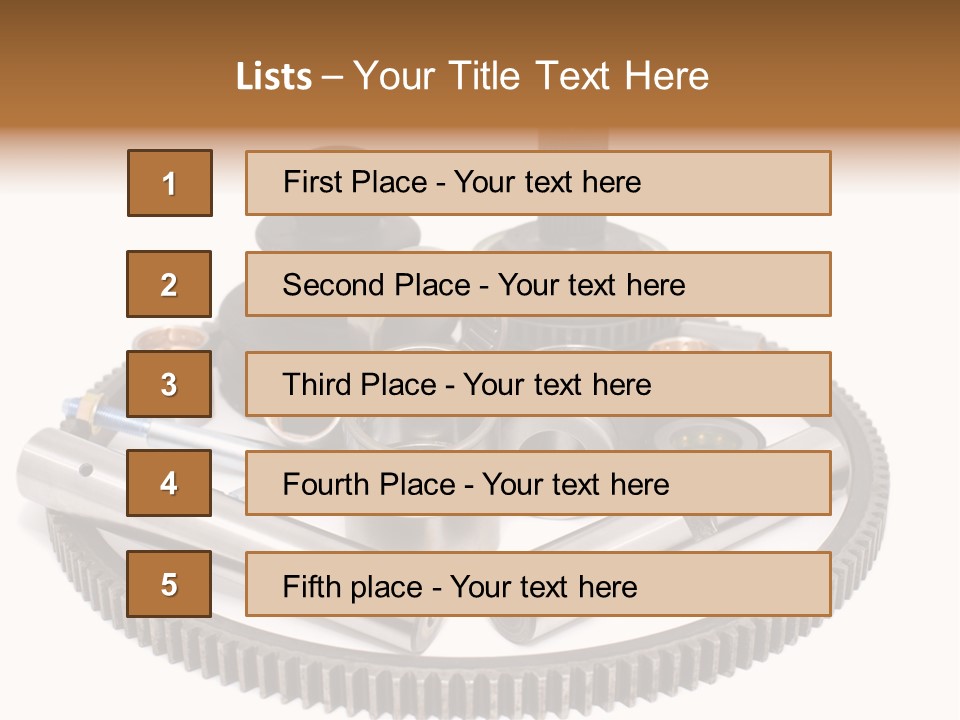 Car Repair Part PowerPoint Template