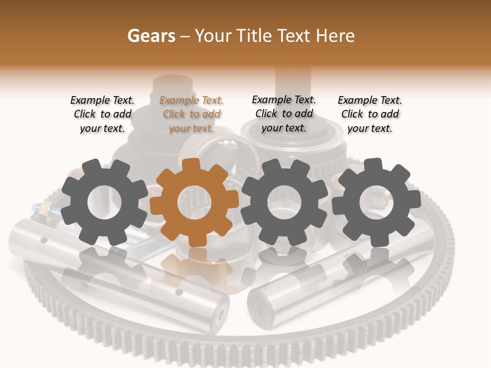 Car Repair Part PowerPoint Template