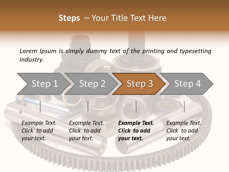 Car Repair Part PowerPoint Template
