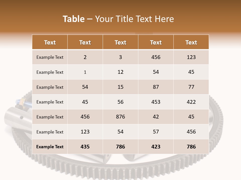 Car Repair Part PowerPoint Template