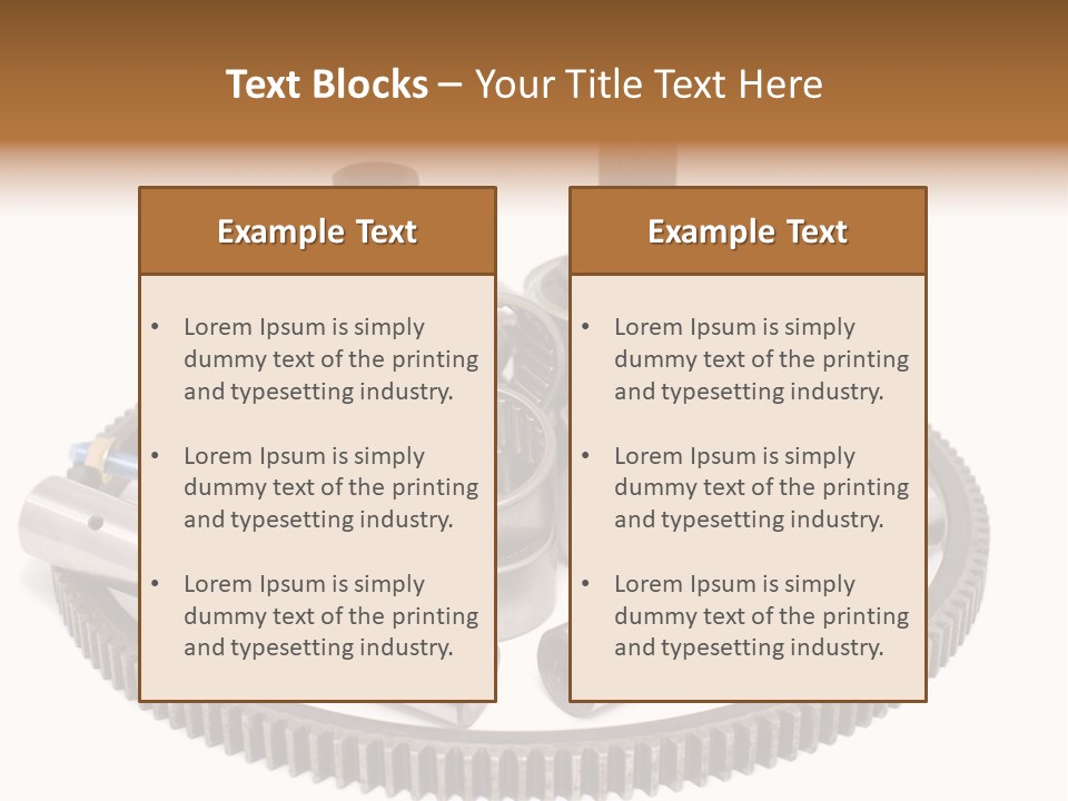 Car Repair Part PowerPoint Template
