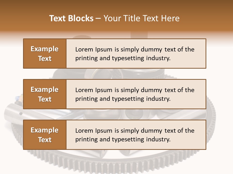 Car Repair Part PowerPoint Template