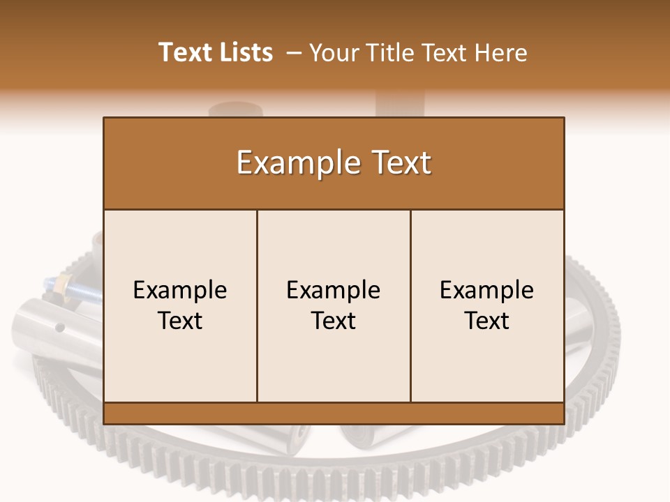 Car Repair Part PowerPoint Template
