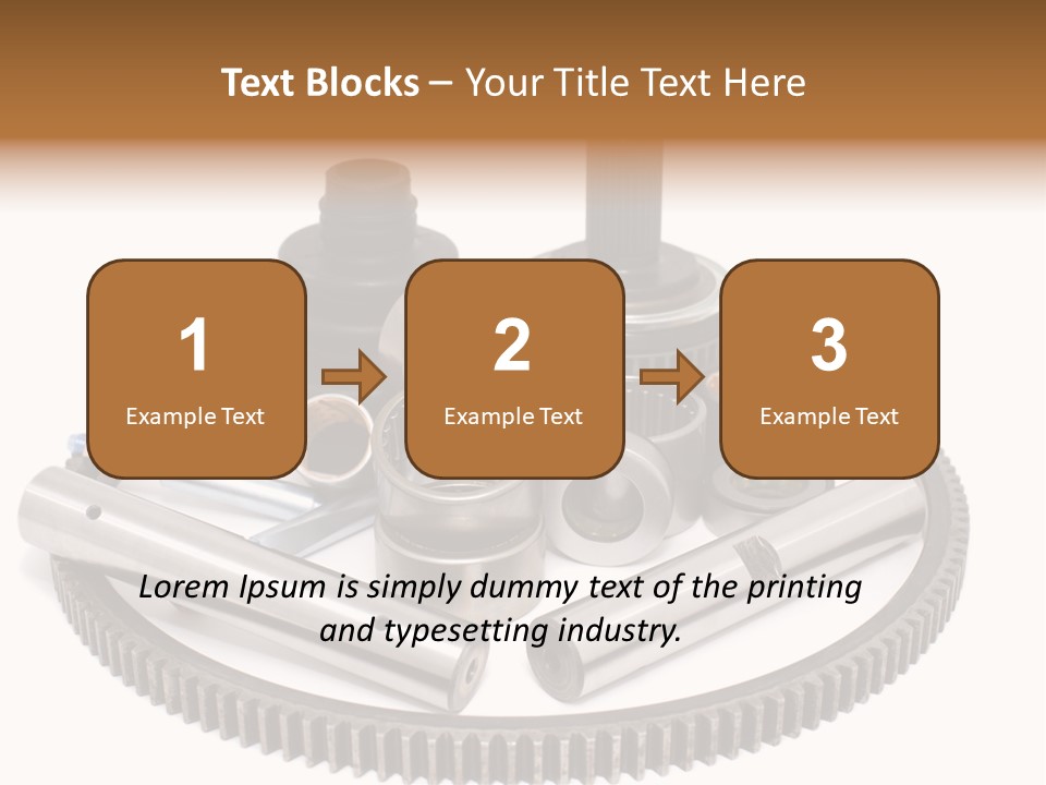 Car Repair Part PowerPoint Template