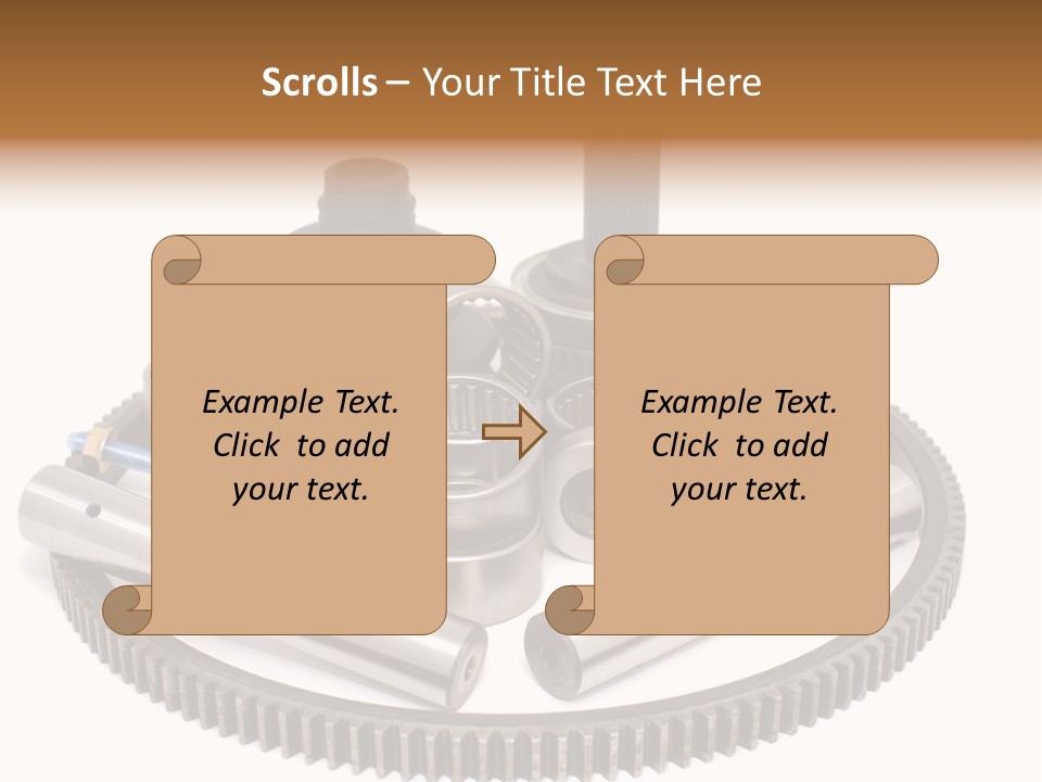 Car Repair Part PowerPoint Template