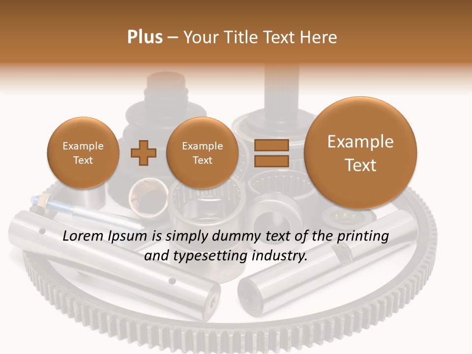 Car Repair Part PowerPoint Template