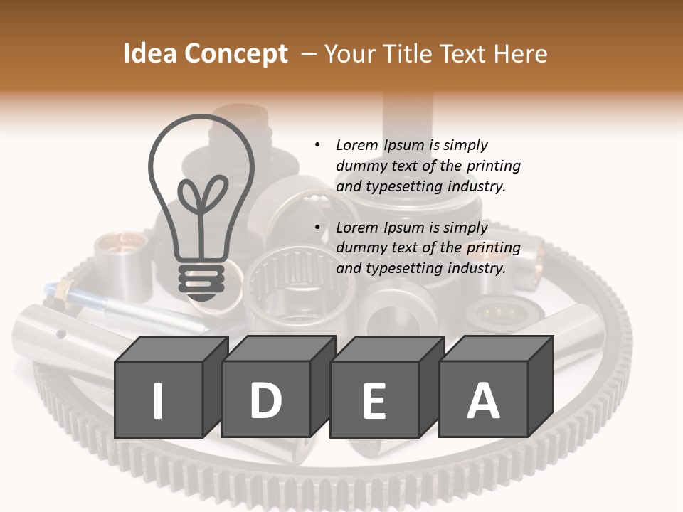 Car Repair Part PowerPoint Template