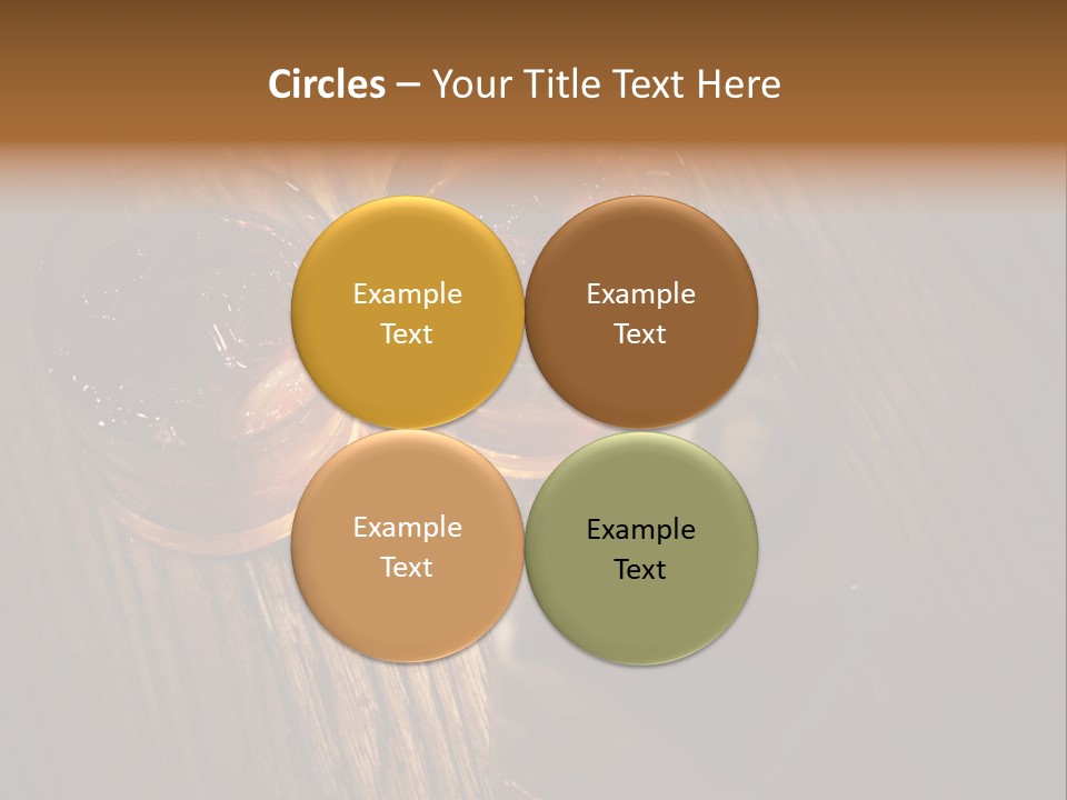 Wood Frozen Liquid PowerPoint Template