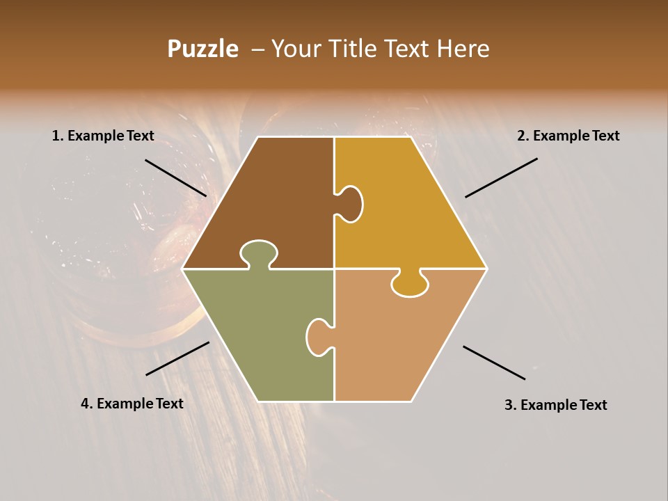 Wood Frozen Liquid PowerPoint Template