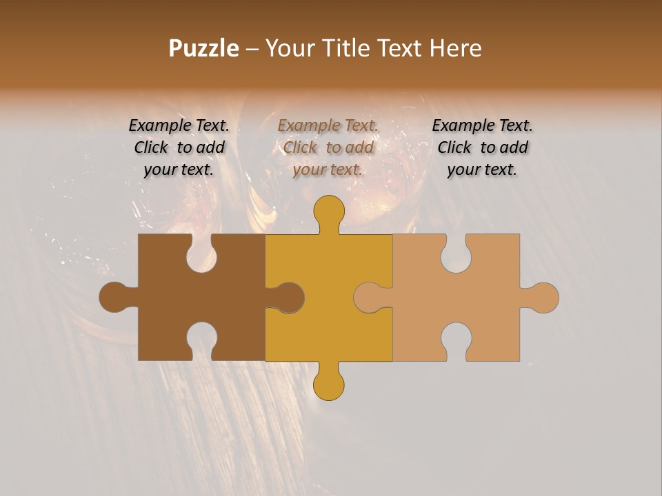 Wood Frozen Liquid PowerPoint Template