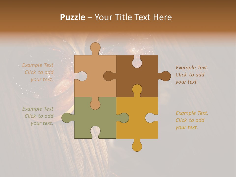 Wood Frozen Liquid PowerPoint Template