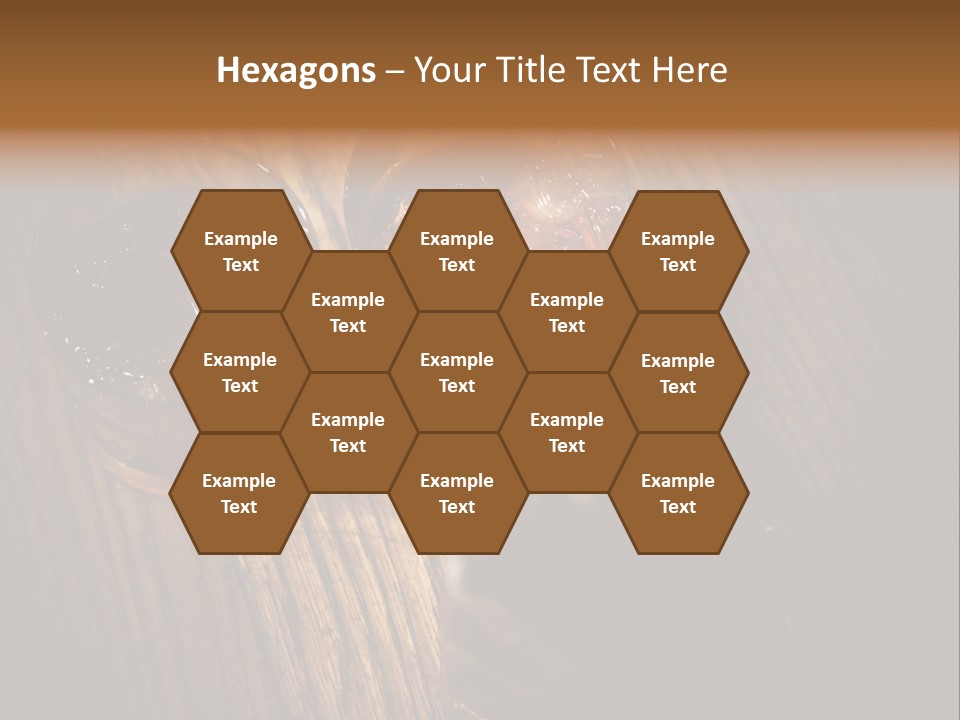 Wood Frozen Liquid PowerPoint Template