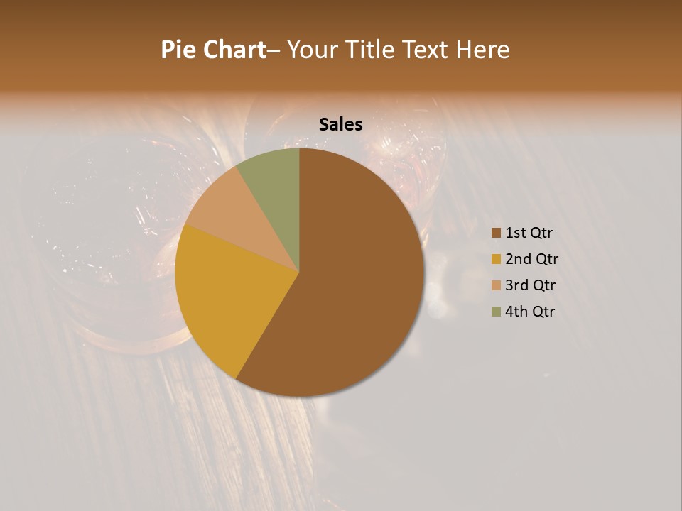 Wood Frozen Liquid PowerPoint Template