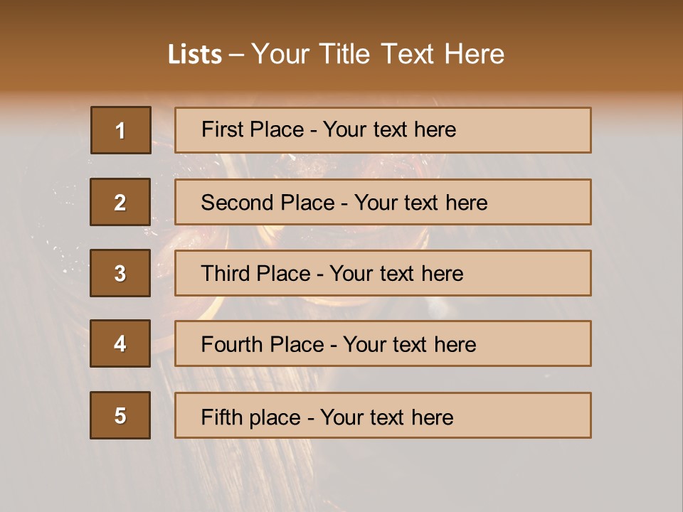 Wood Frozen Liquid PowerPoint Template