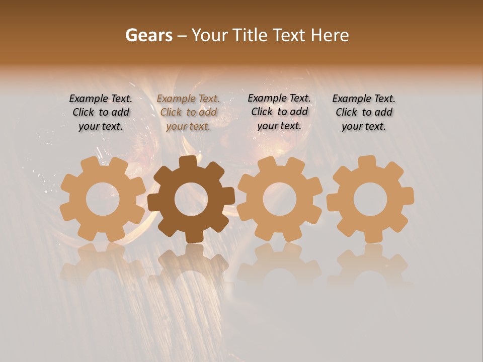 Wood Frozen Liquid PowerPoint Template