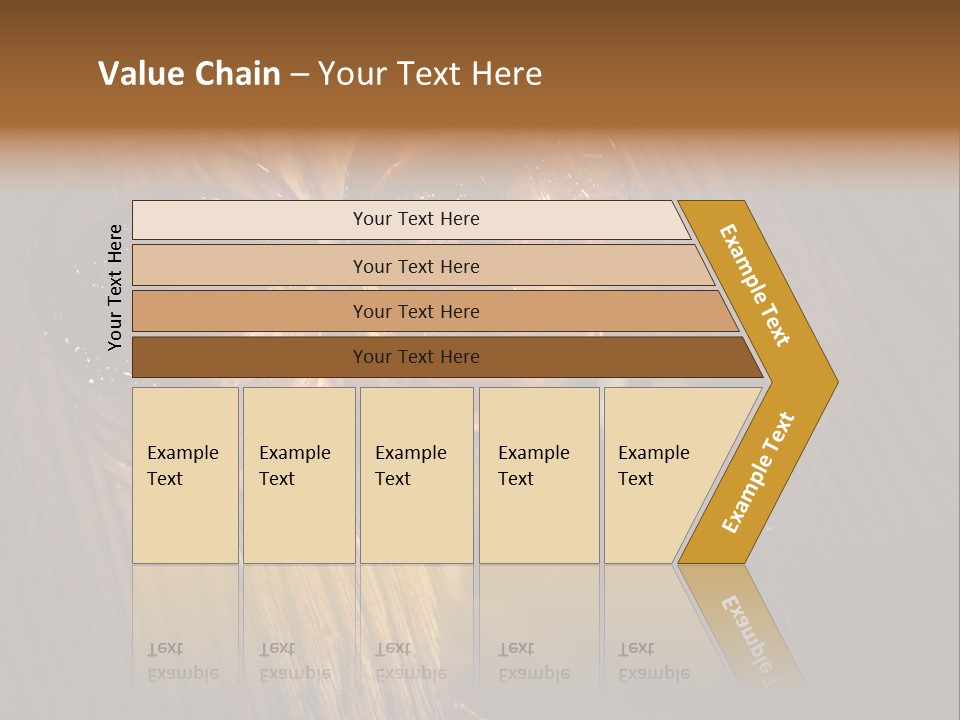 Wood Frozen Liquid PowerPoint Template
