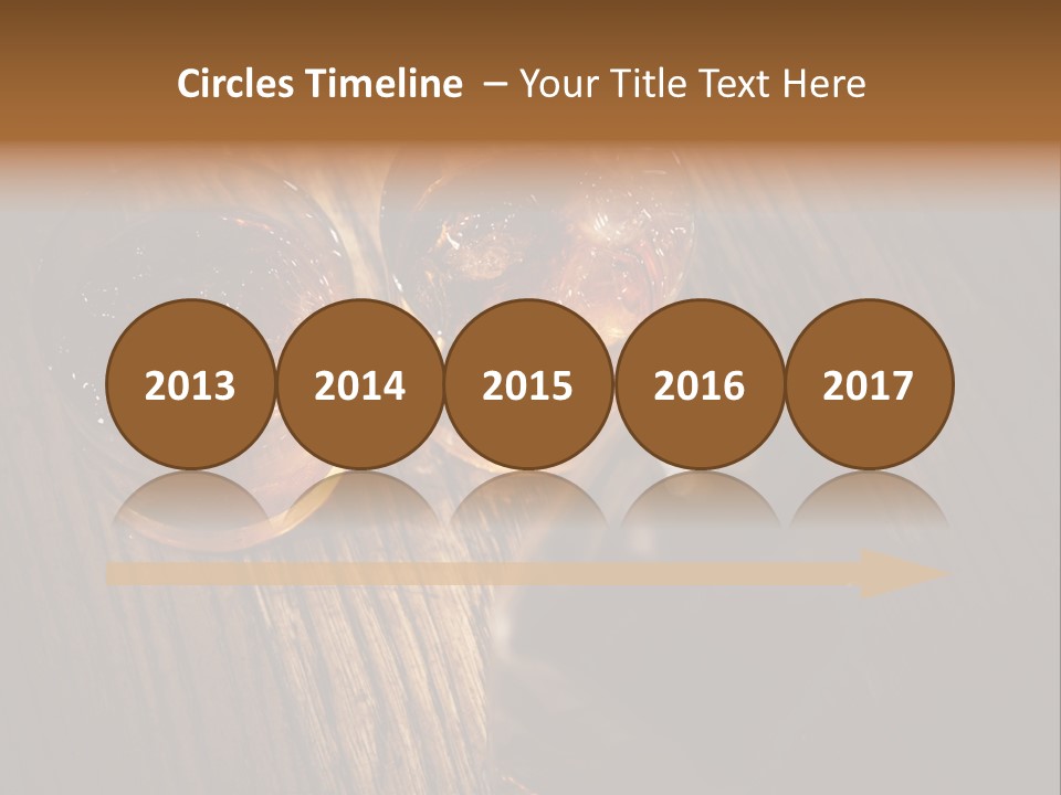 Wood Frozen Liquid PowerPoint Template