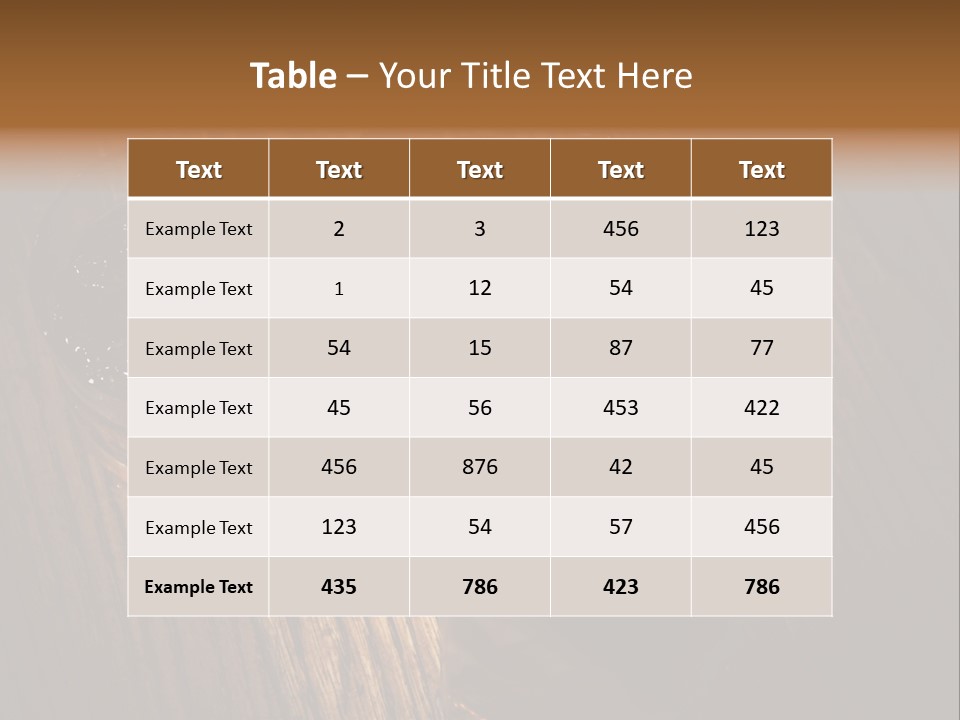 Wood Frozen Liquid PowerPoint Template
