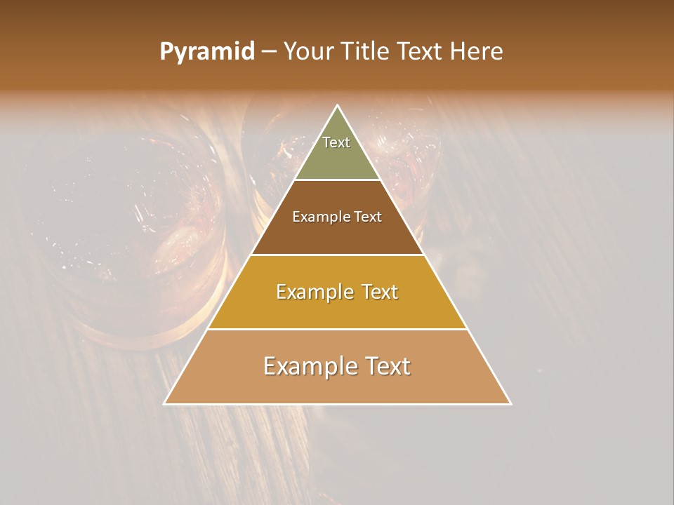 Wood Frozen Liquid PowerPoint Template