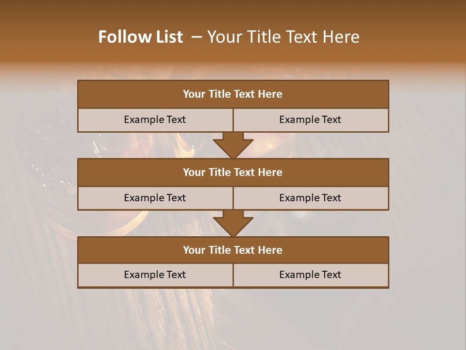 Wood Frozen Liquid PowerPoint Template
