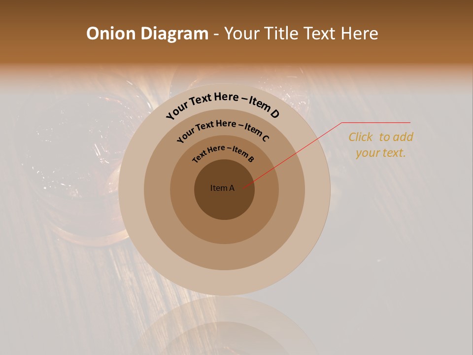 Wood Frozen Liquid PowerPoint Template