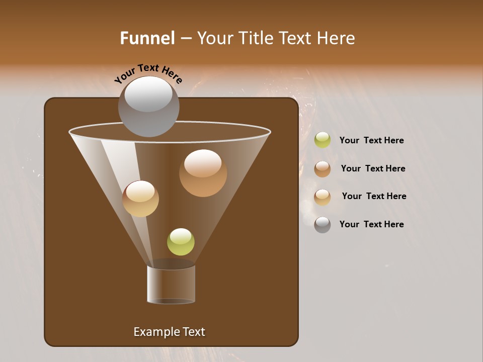 Wood Frozen Liquid PowerPoint Template