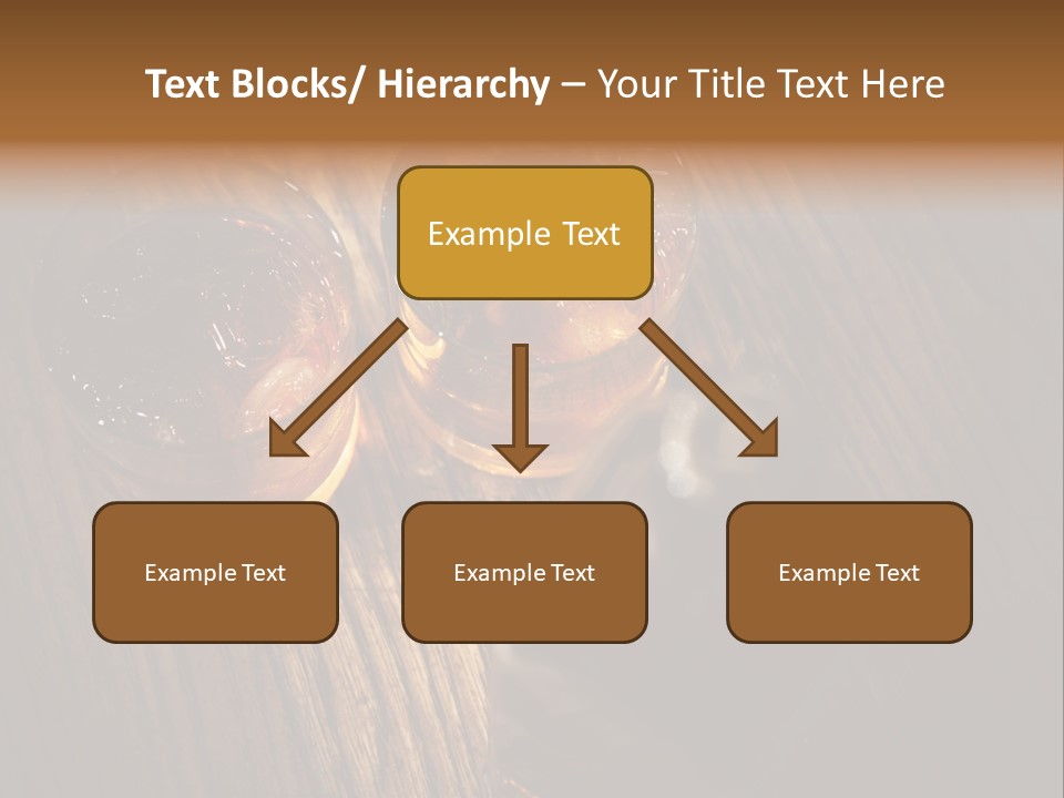 Wood Frozen Liquid PowerPoint Template
