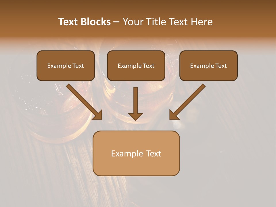 Wood Frozen Liquid PowerPoint Template