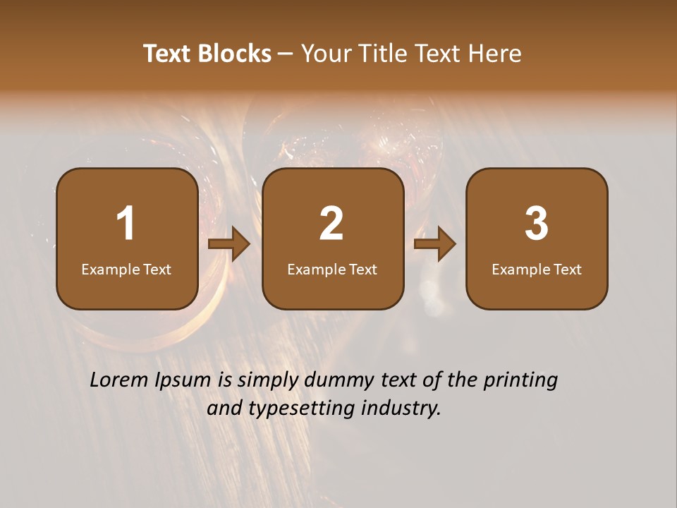 Wood Frozen Liquid PowerPoint Template