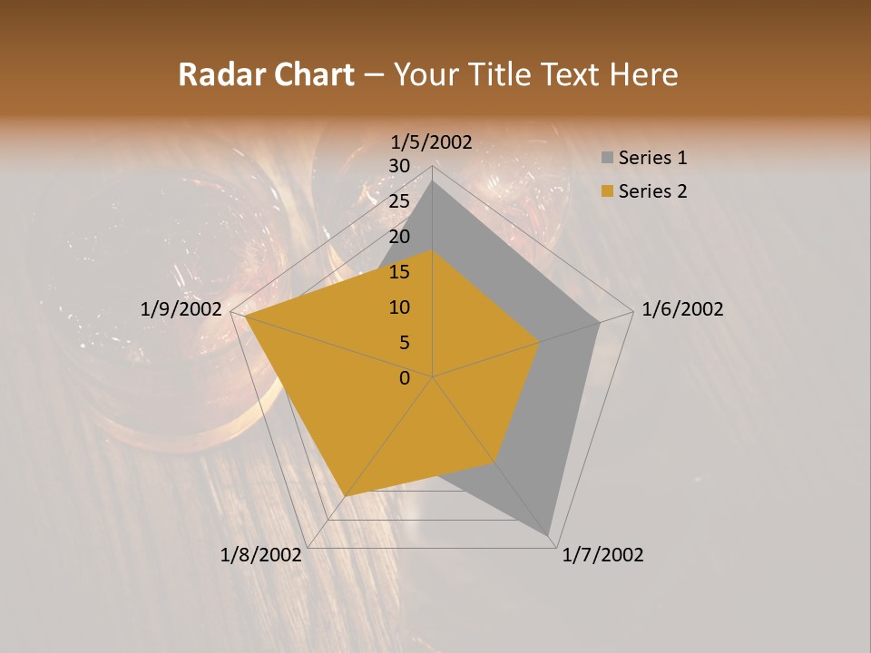 Wood Frozen Liquid PowerPoint Template