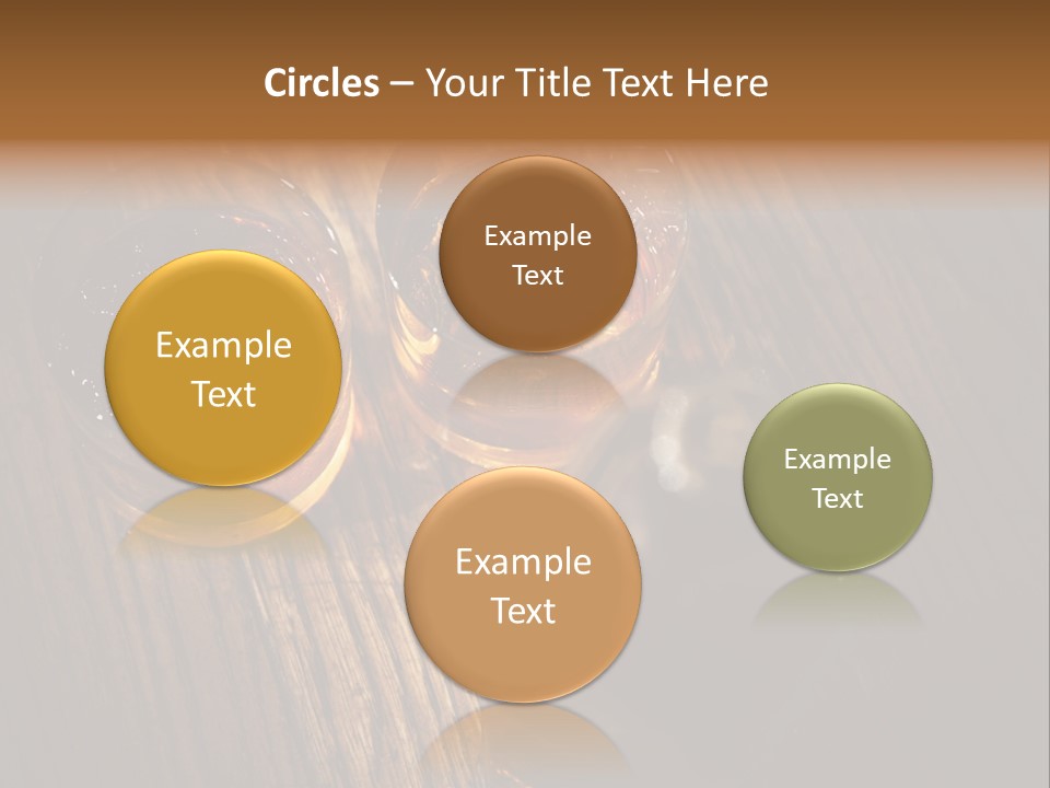 Wood Frozen Liquid PowerPoint Template