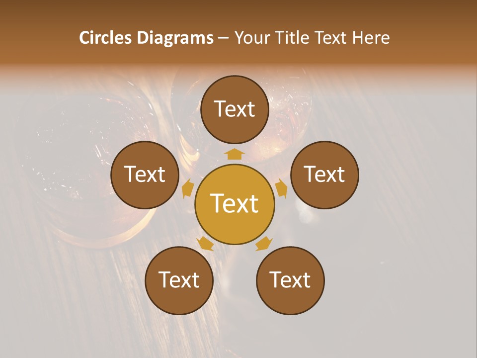 Wood Frozen Liquid PowerPoint Template