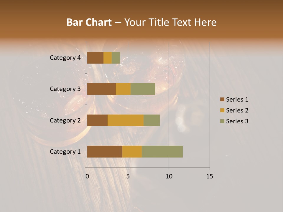Wood Frozen Liquid PowerPoint Template