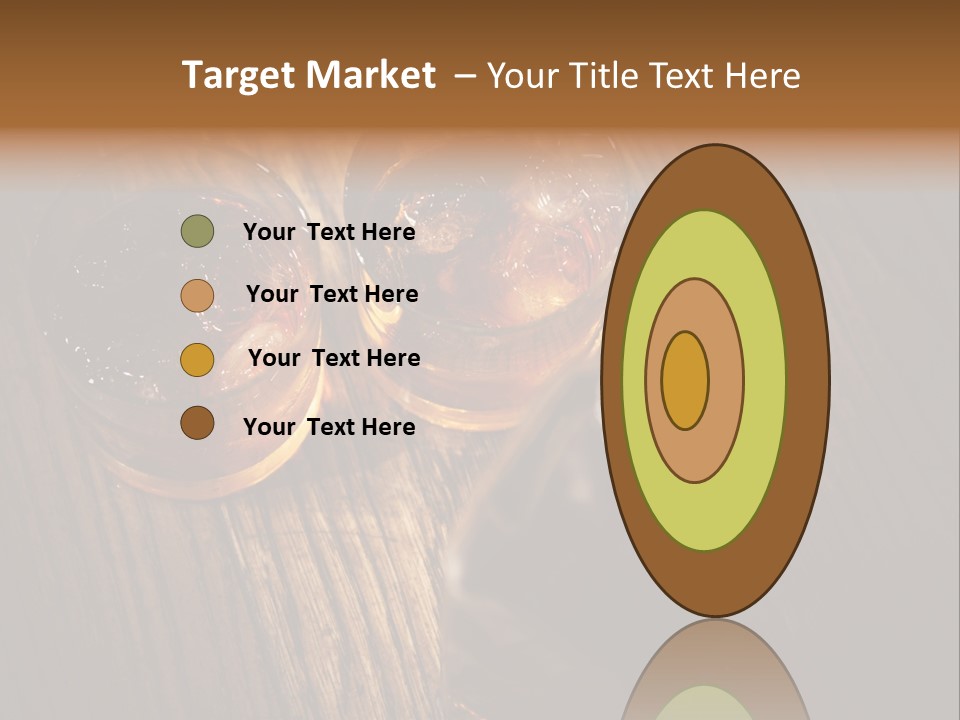 Wood Frozen Liquid PowerPoint Template