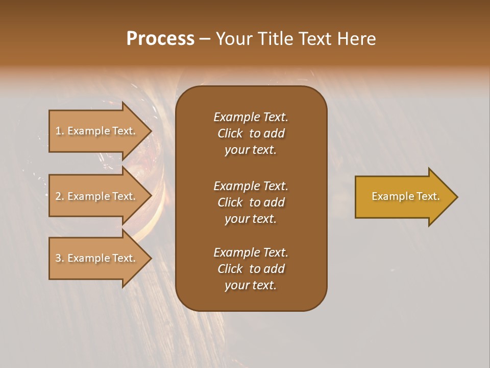 Wood Frozen Liquid PowerPoint Template
