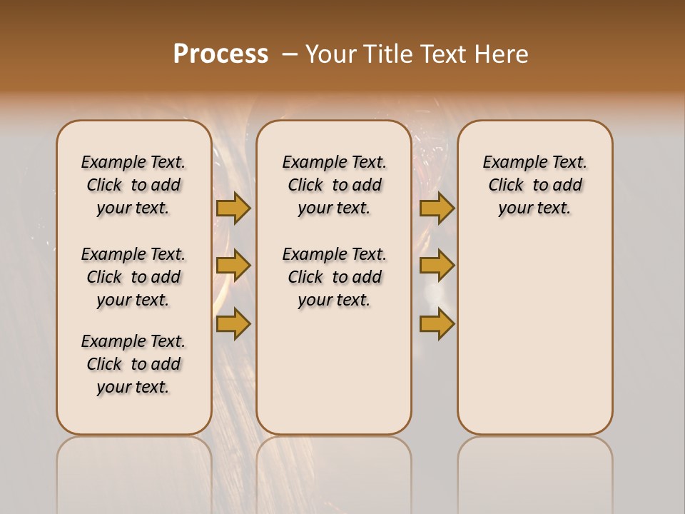 Wood Frozen Liquid PowerPoint Template