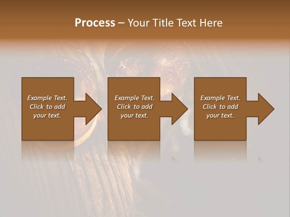 Wood Frozen Liquid PowerPoint Template