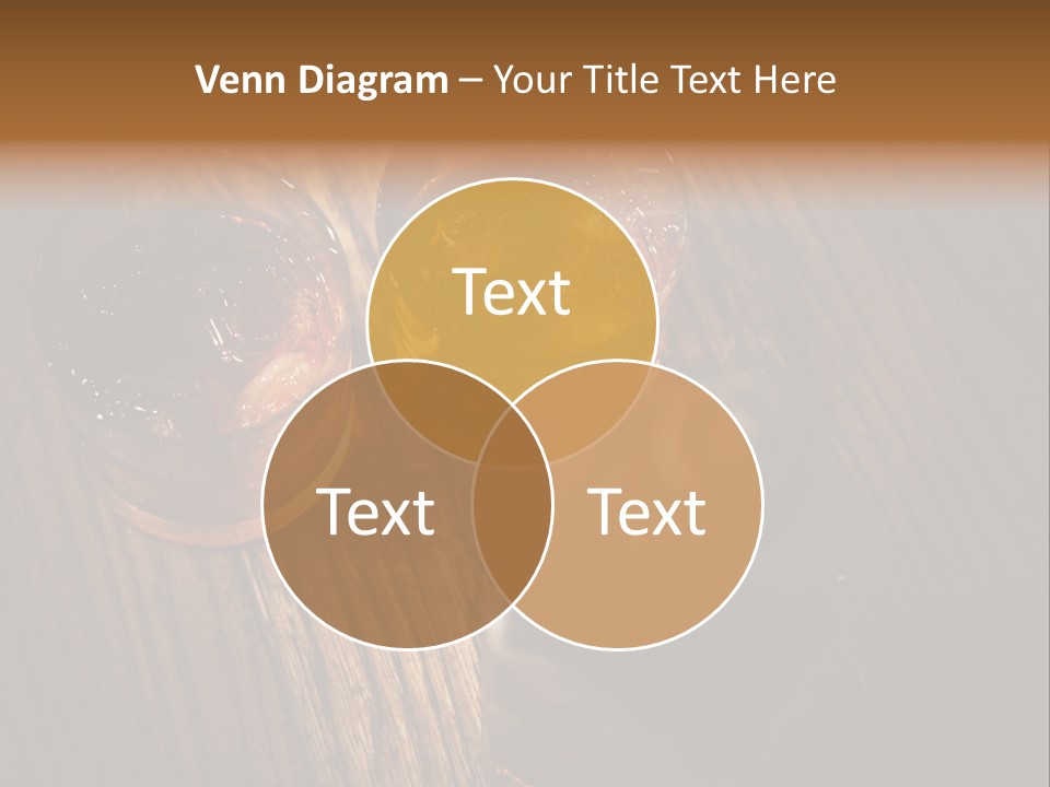 Wood Frozen Liquid PowerPoint Template