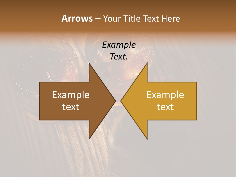 Wood Frozen Liquid PowerPoint Template