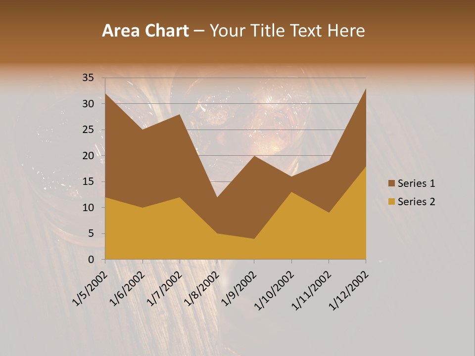 Wood Frozen Liquid PowerPoint Template
