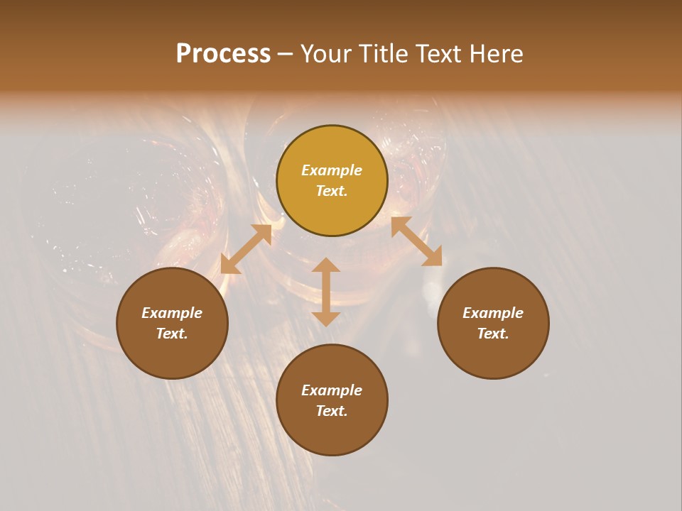 Wood Frozen Liquid PowerPoint Template